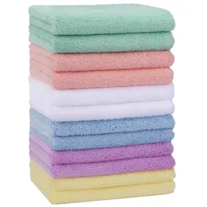 HOMEXCEL Baby Washcloths 12 Pack - Ultra-Soft and Absorbent