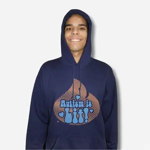 Autism Is Lit Navy Blue Hoodie | Autism Awareness Hoodie | Autism Chose Me