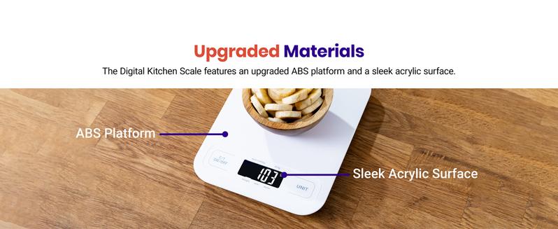Etekcity Food Kitchen Scale, Digital Mechanical Weighing Scale, Grams and Ounces for Weight Management, Baking, Cooking Christmas Gift
