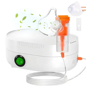 Adult Pediatric Nebulizer (Direct Interface) Machine, Portable Respiratory, Includes Nebulizer Tube And Mouthpiece Replacement Kit Suitable for Home Use