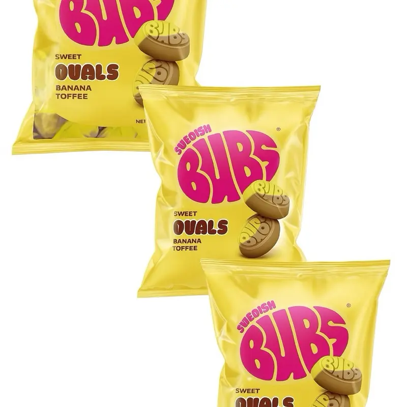 3 pack deal - Swedish BUBS Sweet Banana Toffee Ovals