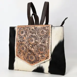 OHLAY Backpack Genuine Leather women bag western SKBZ165