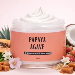 Shea Butter Body Cream – Deeply Hydrating with Natural Aloe, Chamomile, Cocoa Butter & Cucumber Extract – Nourishing Skin Moisturizer for Dry, Sensitive & Normal Skin | Goddess of the Sea