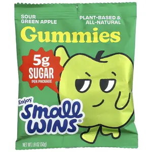 Enjoy Small Wins Gummies, Sour Green Apple, 1.8 oz (50 g)
