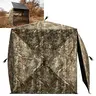 TIDEWE Hunting Blind, 270° One-Way See-Through Pop Up Ground Blind, Camouflage Hunting Tent with Silent Sliding Windows, Brush-In Loops, Durable Metal Hub Frame, Quick Setup for Deer & Turkey Hunting
