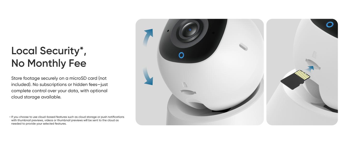 eufy Indoor Cam E30, Latest Generation, 4K UHD Security Camera, 360 Pan-Tilt, Color Night Vision, AI Detection for Human/Pet/Audio/Crying, Human/Pet Auto Tracking, Works with Homekit