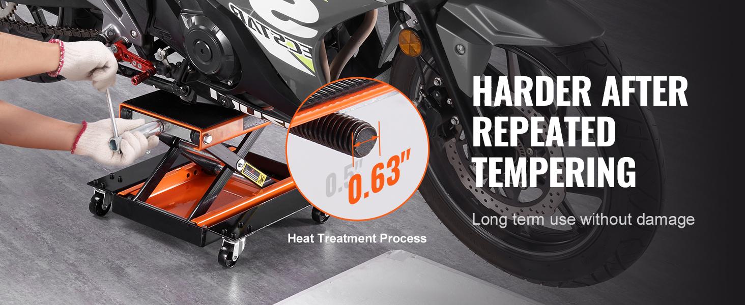 VEVOR Motorcycle Lift, TikTokShopBlackFriday, 1100 LBS Motorcycle Lift ATV Scissor Lift Jack with Dolly & Hand Crank, Center Hoist Crank Stand with Wide Deck & Tool Tray for Street Bikes, Cruiser Bikes, Touring Motorcycles VEVOR Motorcycle Lift, TikTokShopBlackFriday, 1100 LBS Motorcycle Lift ATV Scissor Lift Jack with Dolly & Hand Crank, Center Hoist Crank Stand with Wide Deck & Tool Tray for Street Bikes, Cruiser Bikes, Touring Motorcycles