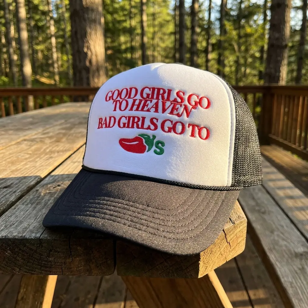Good Girls Bad Girls Trucker Cap Unisex Adjustable Streetwear Hip Hop Cap - TikTok Viral USA Summer Outdoor Accessory, Casual Fashion Gift Idea