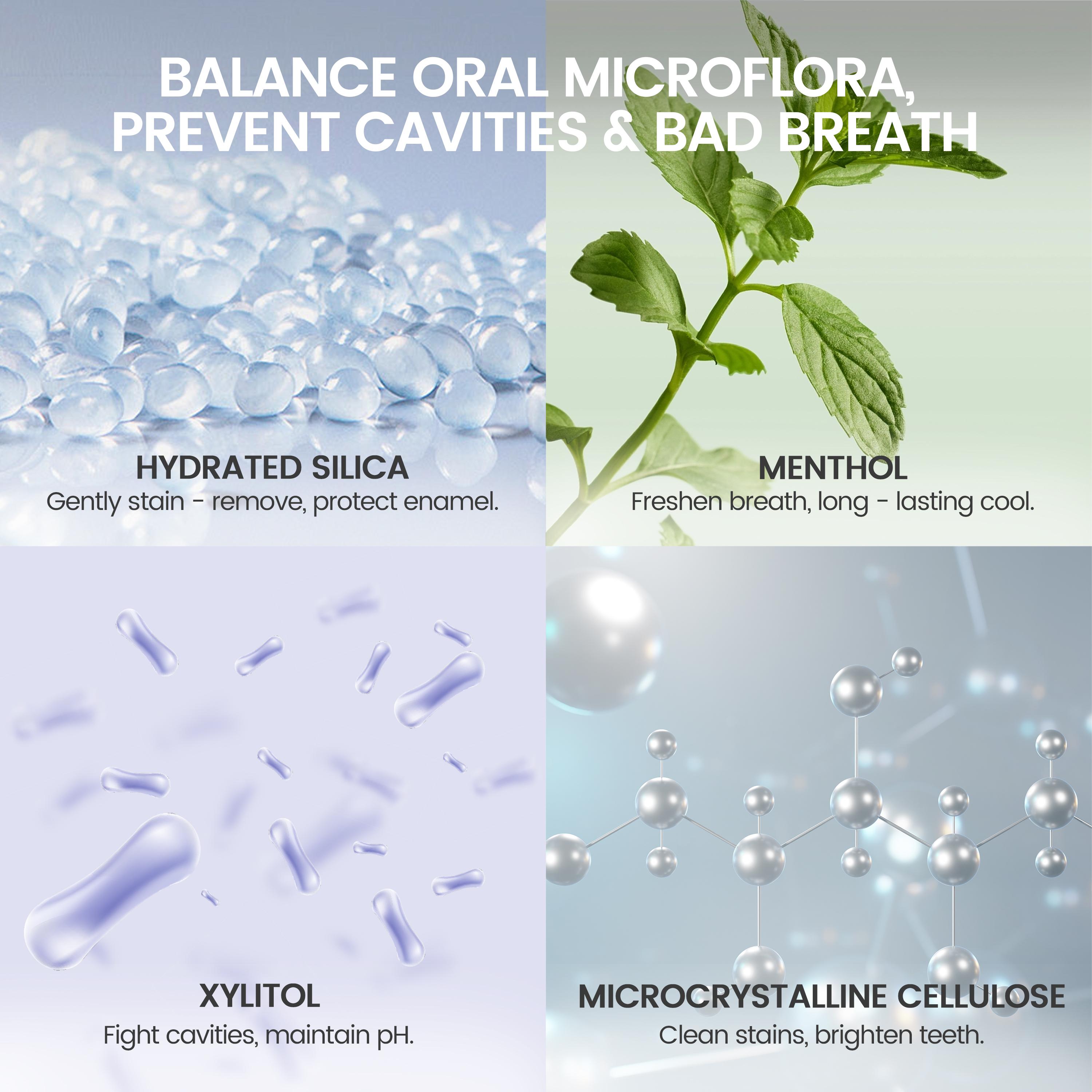 【MSDRWIKEY】New 7-Pro Intensive Toothpaste | Upgraded Purple Formula with 7 Probiotics | Deep Enamel Repair & Long-Lasting Freshness