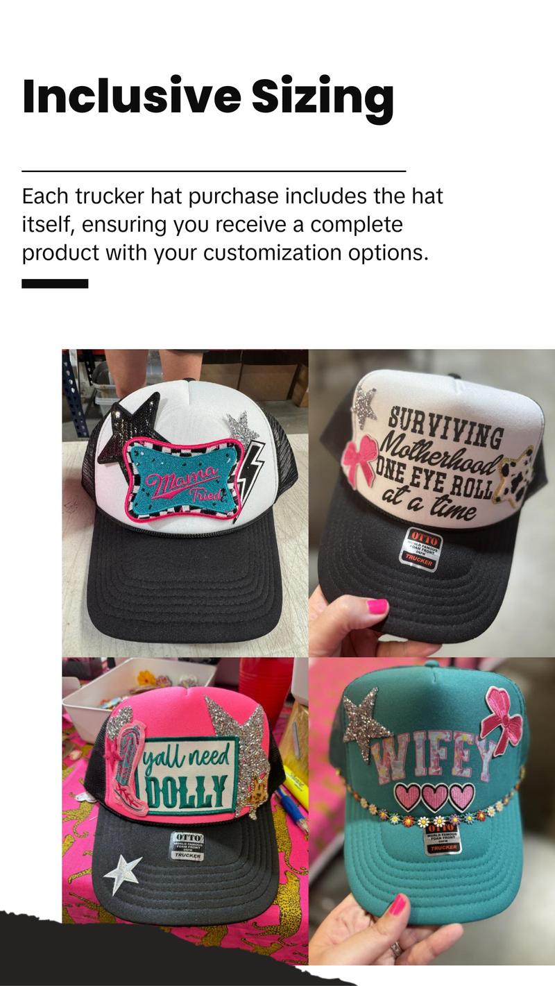 Trucker Hat Bar-Build Your Own Trucker Hat
