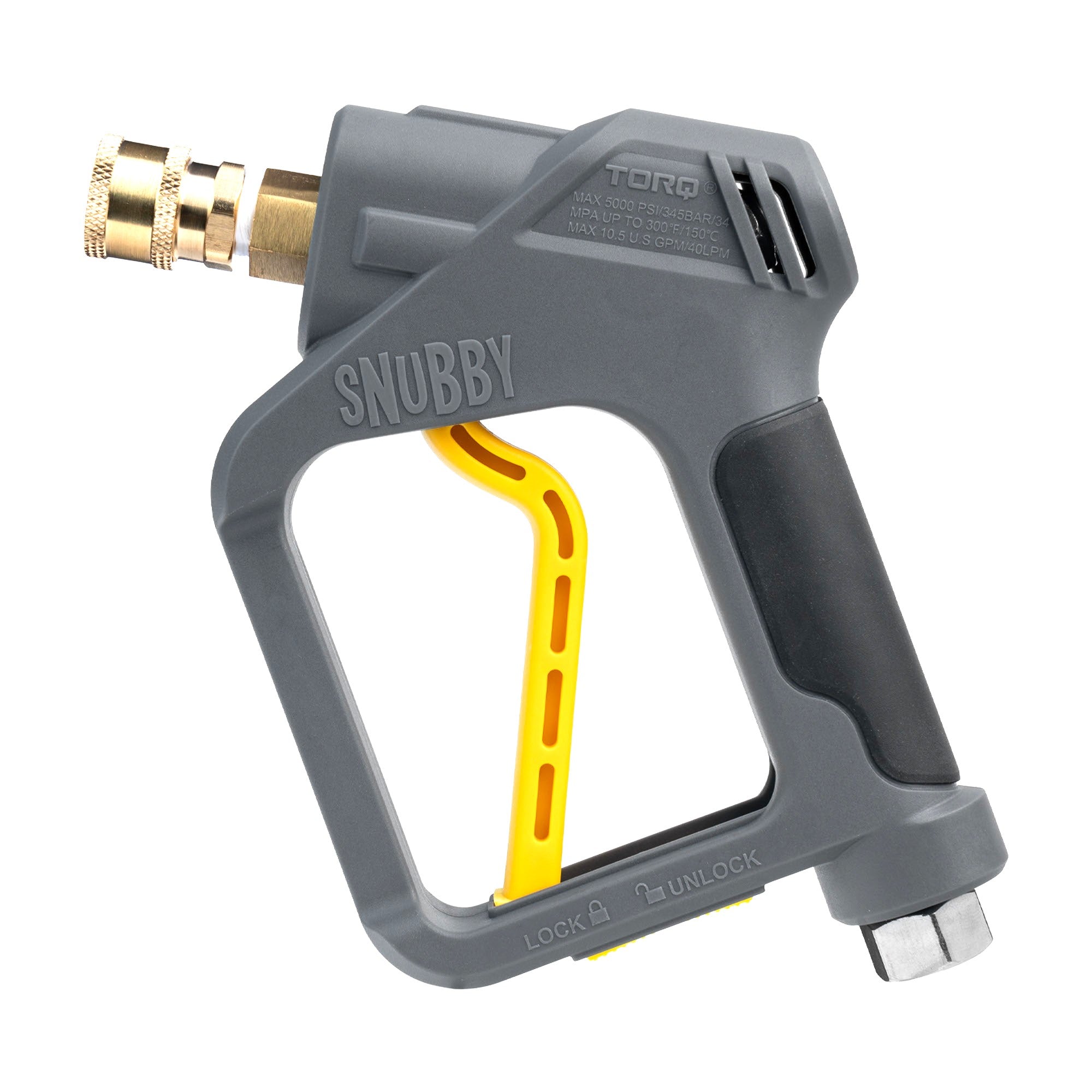 Chemical Guys Snubby Pressure Washer Gun with Foam Cannon Attachment - Compact Lightweight Car Washing Supplies, Foam Soap Lance Sprayer for Automotive Cleaning