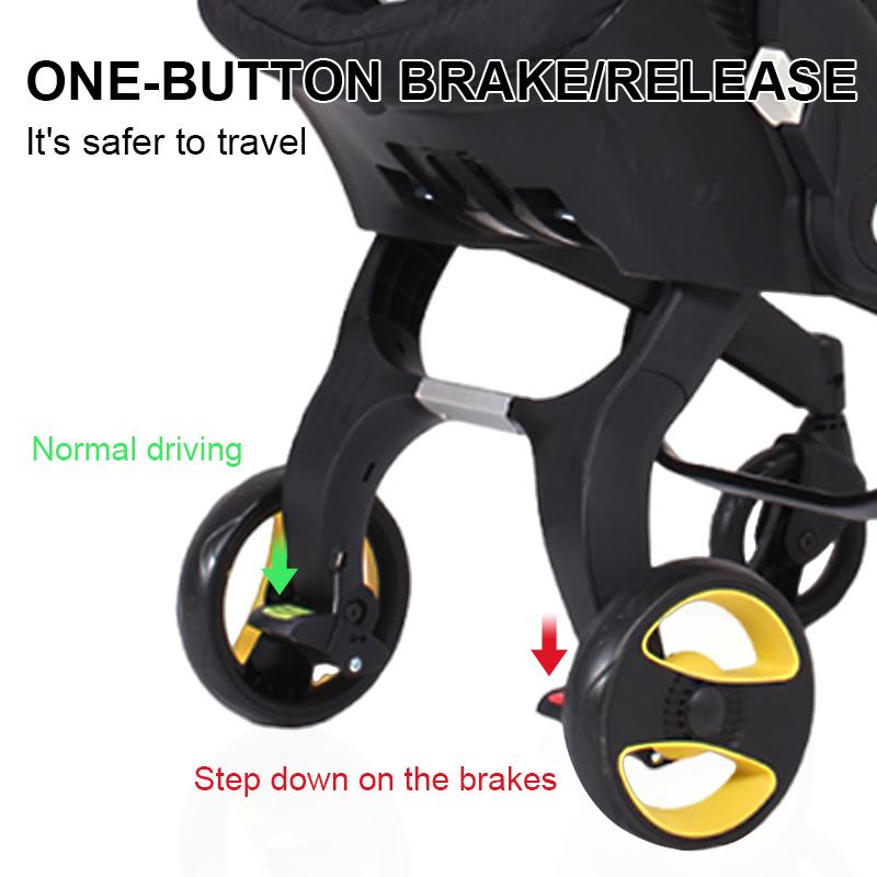 (No Base)Baby Stroller with Free Bag ,Newborn Stroller,Foldable Stroller Legs,Equipped with Chest Clip,One-Click Contraction Function,Alloy Metal Material,4-wheel Travel Toddler Stroller (No Base)Baby Stroller with Free Bag ,Newborn Stroller,Foldable Stroller Legs,Equipped with Chest Clip,One-Click Contraction Function,Alloy Metal Material,4-wheel Travel Toddler Stroller