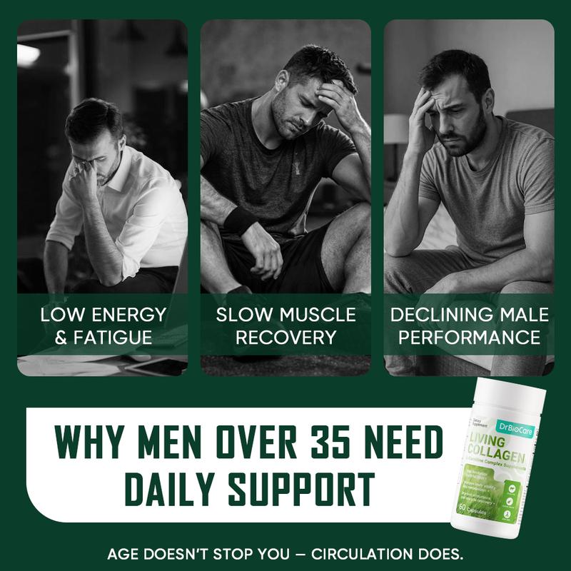 【35+】Living Collagen Capsules – Supports Energy, Focus & Daily Balance – 60 Capsules
