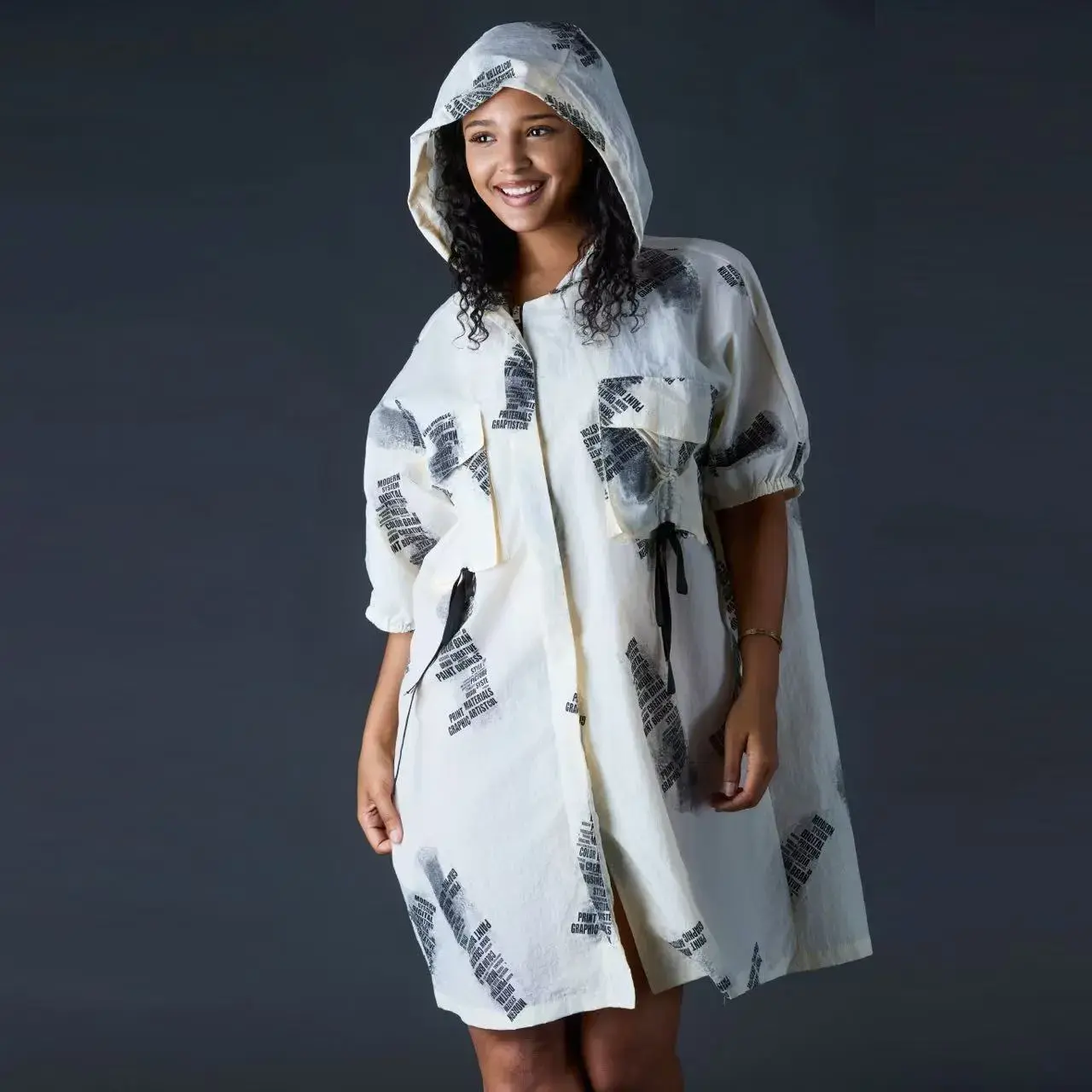 Women's Long Cut Anti-UV Windbreaker Jacket - Hooded, Breathable Quick-Drying, Cooling Sun Protection, Soft Polyester, Packable Travel-Ready, Casual Outdoor Daily Wear Lightweight Jacket, Jackets