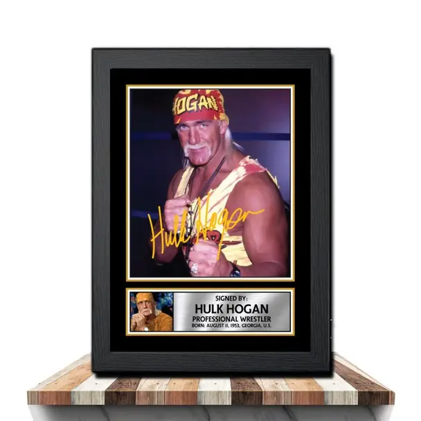 Hulk Hogan M1010 Wrestling Autographed Poster Print Photo Signature Gift