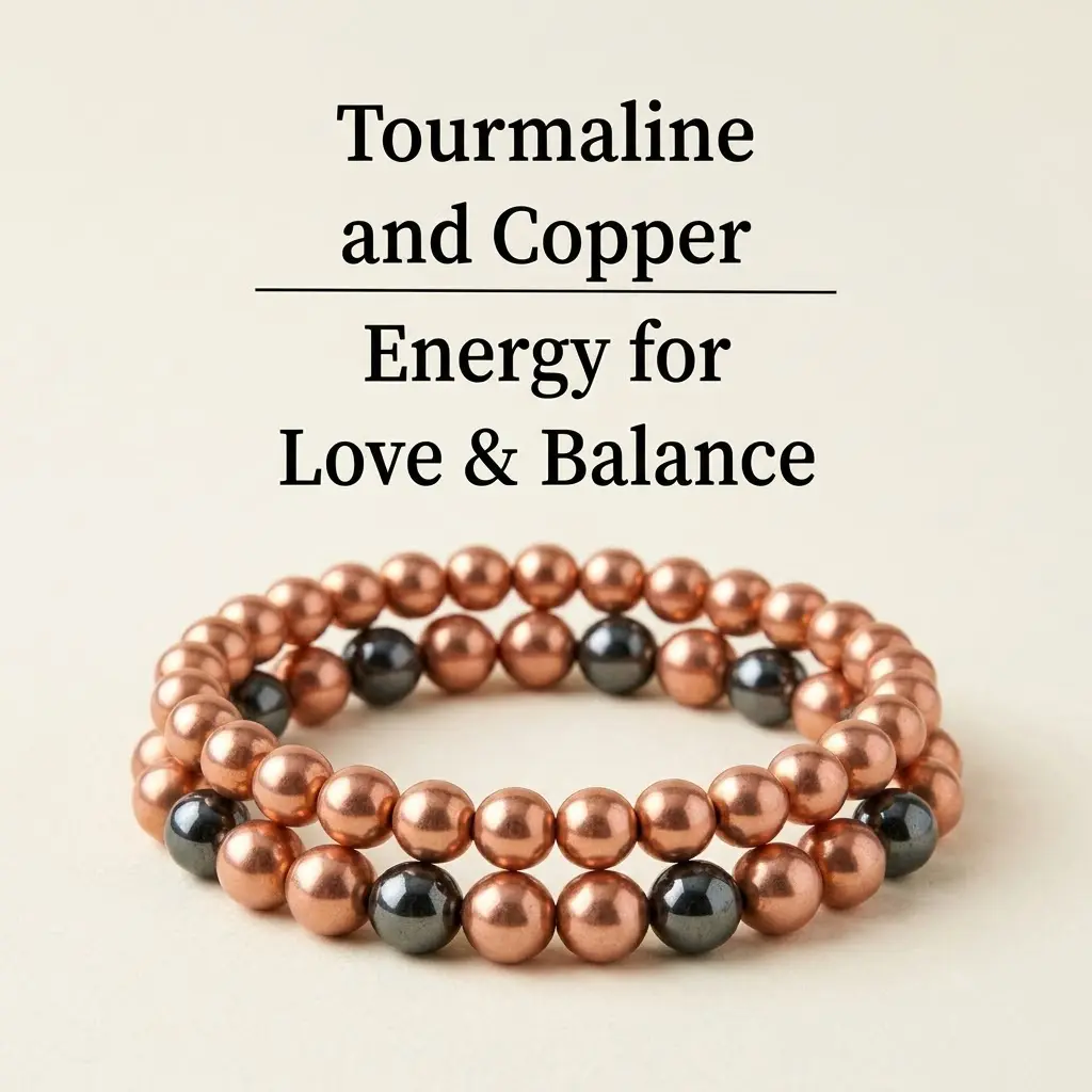 Copper Bracelet for Women and Men, 6MM/8MM Copper & Hematite Jewelry for Birthday Gifts, Dainty Copper Magnetic Bracelets Pulsera De Cobre para Mujer as Parents Gifts Anniversary Jewelry for Her Him backtoschool