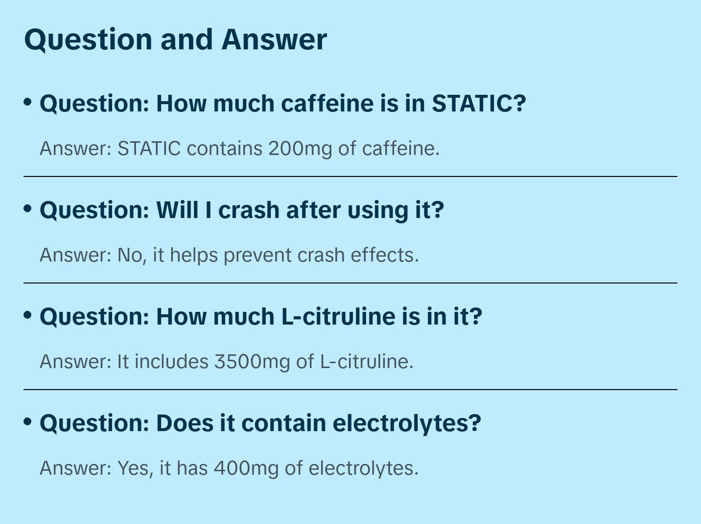 Pump Factor Supplements STATIC pre workout