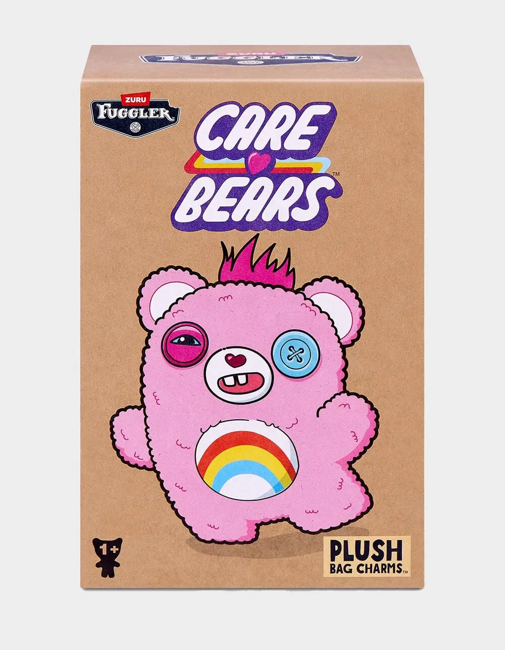 FUGGLER x Care Bears Plush Bag Charm Blind Box, Multi-Colored