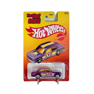 Hot Wheels '71 Datsun 510 The Hot Ones Purple 1:64 Diecast Car Metal Base Target Exclusive