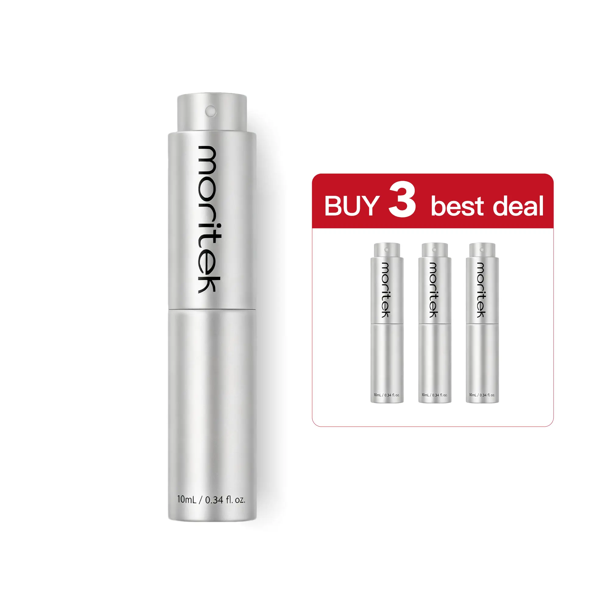 moritek Botox-Effect Firming Facial Mist Spray - 10ml Pocket-Size Skincare for Adults, Hydrates, Reduces Lines, All Skin Types, 36 Months Shelf Life