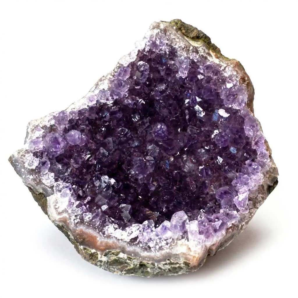 Amethyst Geode ~1 lb — Natural Purple Crystal Cluster Altar Specimen