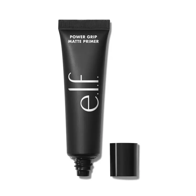 e.l.f. Power Grip Matte Primer - Long Lasting Sticky Gel Primer, Helps Control Shine & Oil, Matte Finish, Vegan & Cruelty Free, 2 Sizes