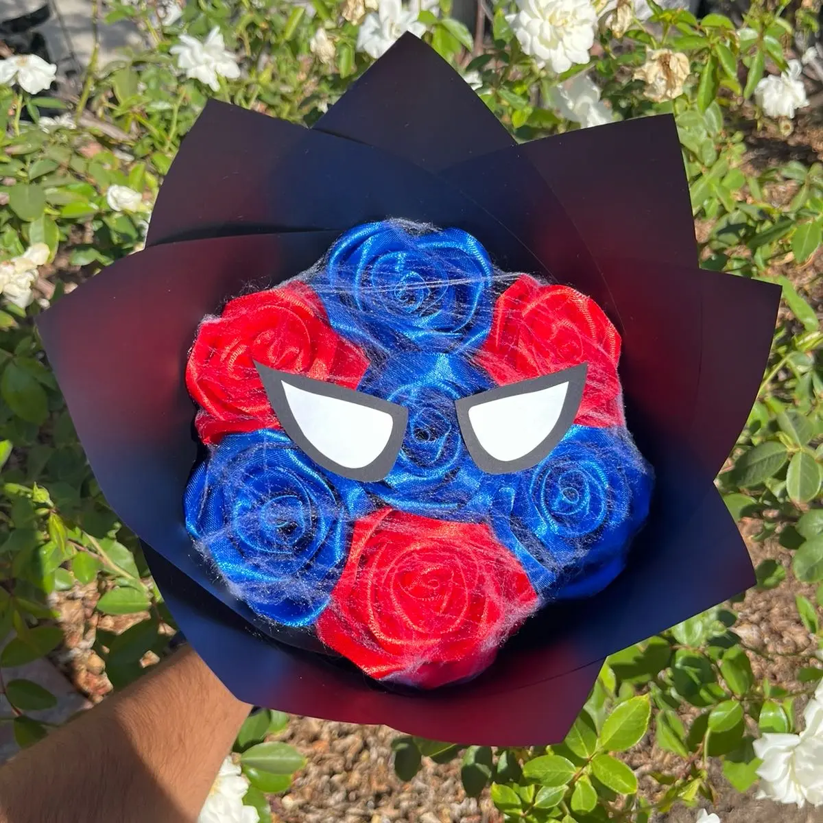 Web inspired Handmade Web Inspired Bouquet - Custom Bouquet or Bigger Size - Decor Decorative