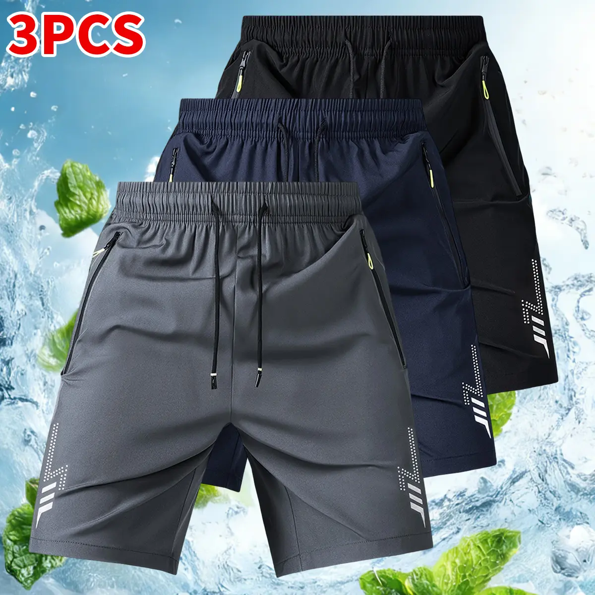 Gray + Dark Blue + Black