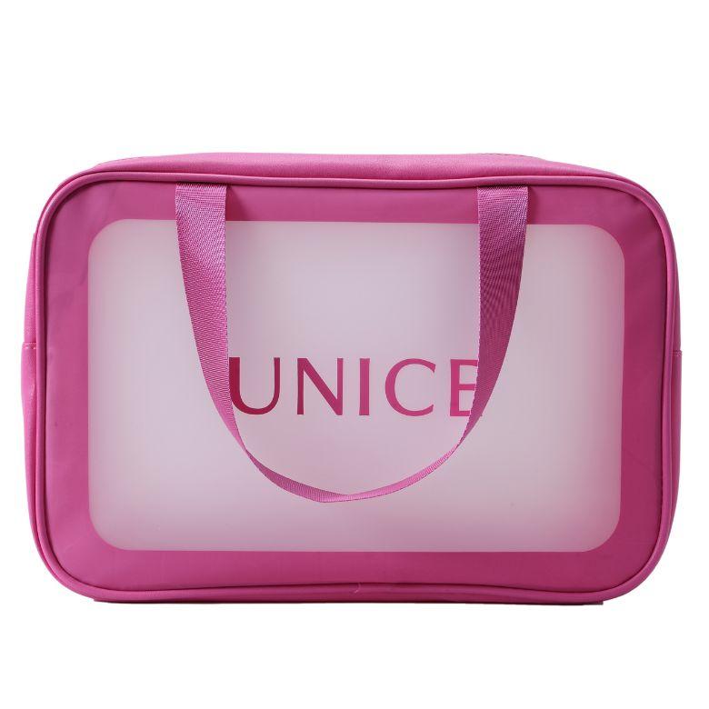 Unice Portable Travel Wash Bag Transparent Waterproof Makeup Storage Pouch Large Capacity Cosmetic Organizer Beauty Toilet Bag