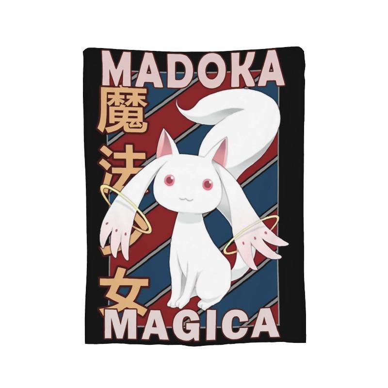 Mahou Shoujo Mami Tomoe Blanket Flannel  Winter Madoka Magica Anime Breathable Warm Throw Blanket for Bed Bedroom Bedspreads