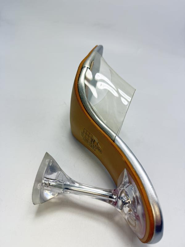 Womens Clear Heels Sandals Transparent Stiletto Heel Slippers Backless Peep Toe Slip on Heeled Mules | Transparent Heels, Slip on, Peep Toe, Backless, Heeled,