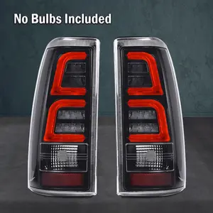 LED Tube Tail Lights Brake Lamps Fit For 1999-2002 GMC Sierra 1500 2500 3500