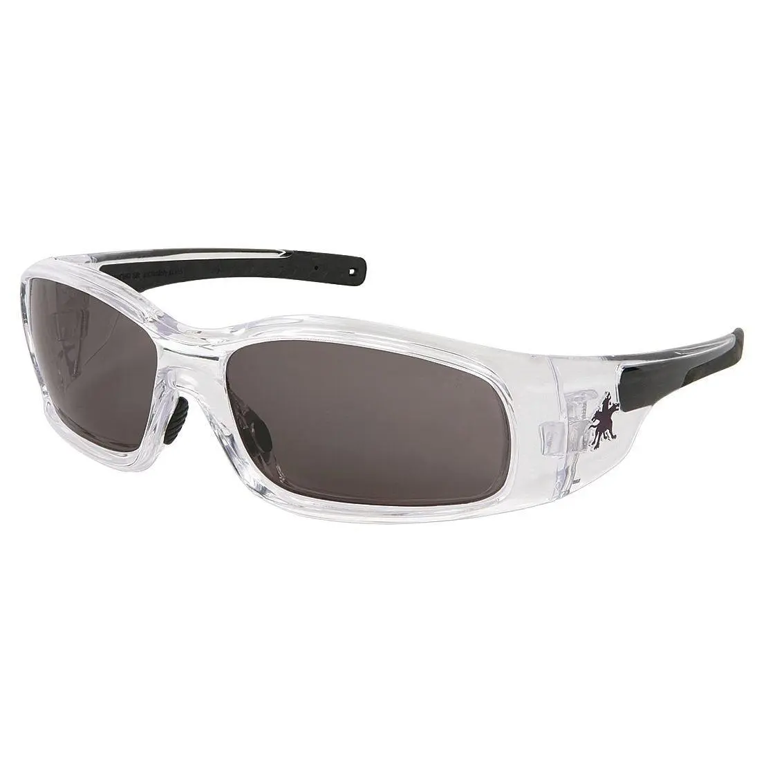 MCR SR142AF Swagger Clear Safety Glasses with Gray Anti-Fog Lenses