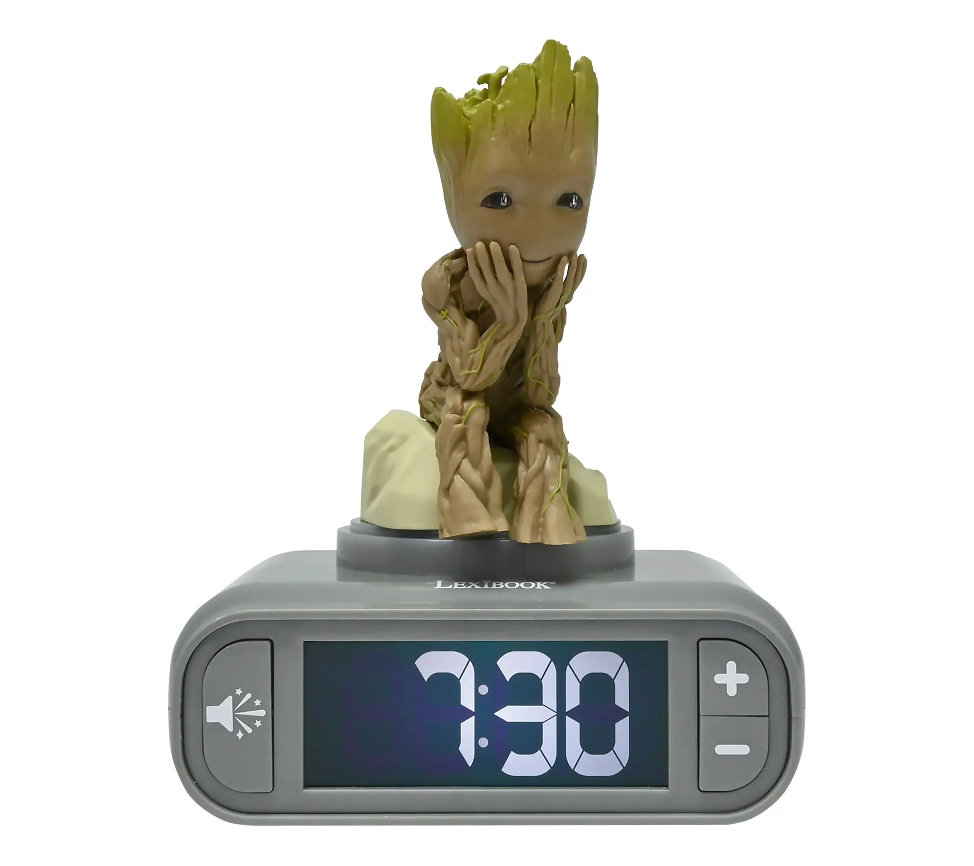 Lexibook Groot Nightlight Alarm Clock with Sounds