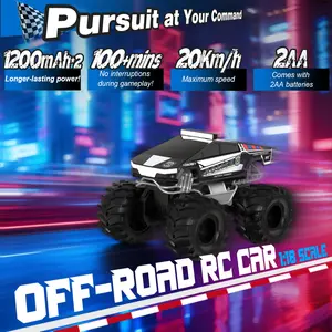 911 Police Amphibious Remote-Controlled Vehicle 1:18 Scale Boys' Police Truck Toy 2.4GHz Waterproof Remote-Controlled Truck 4WD All-Terrain Off-Road Pickup Children's Christmas & Birthday Gift Suitable for Boys & Girls Ages 6+