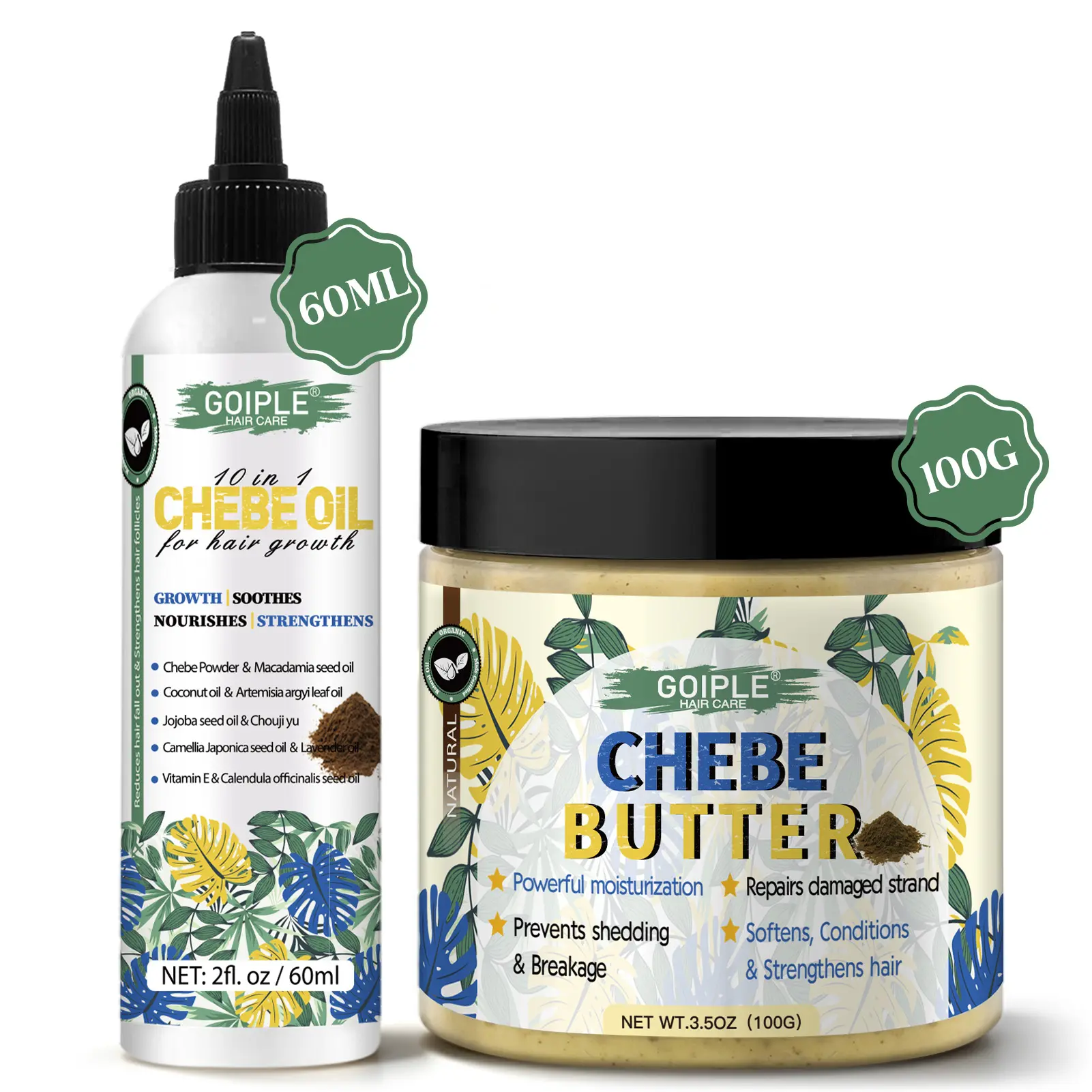 Chebe Hair Butter for Growth and Thickening Deep Moisturizing Hair Grease Natural Conditioner for All Hair Types As New Year Gift,back to school