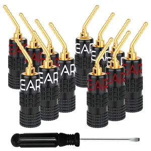 6 Pairs 2mm Pin Plug Speaker Banana Plugs