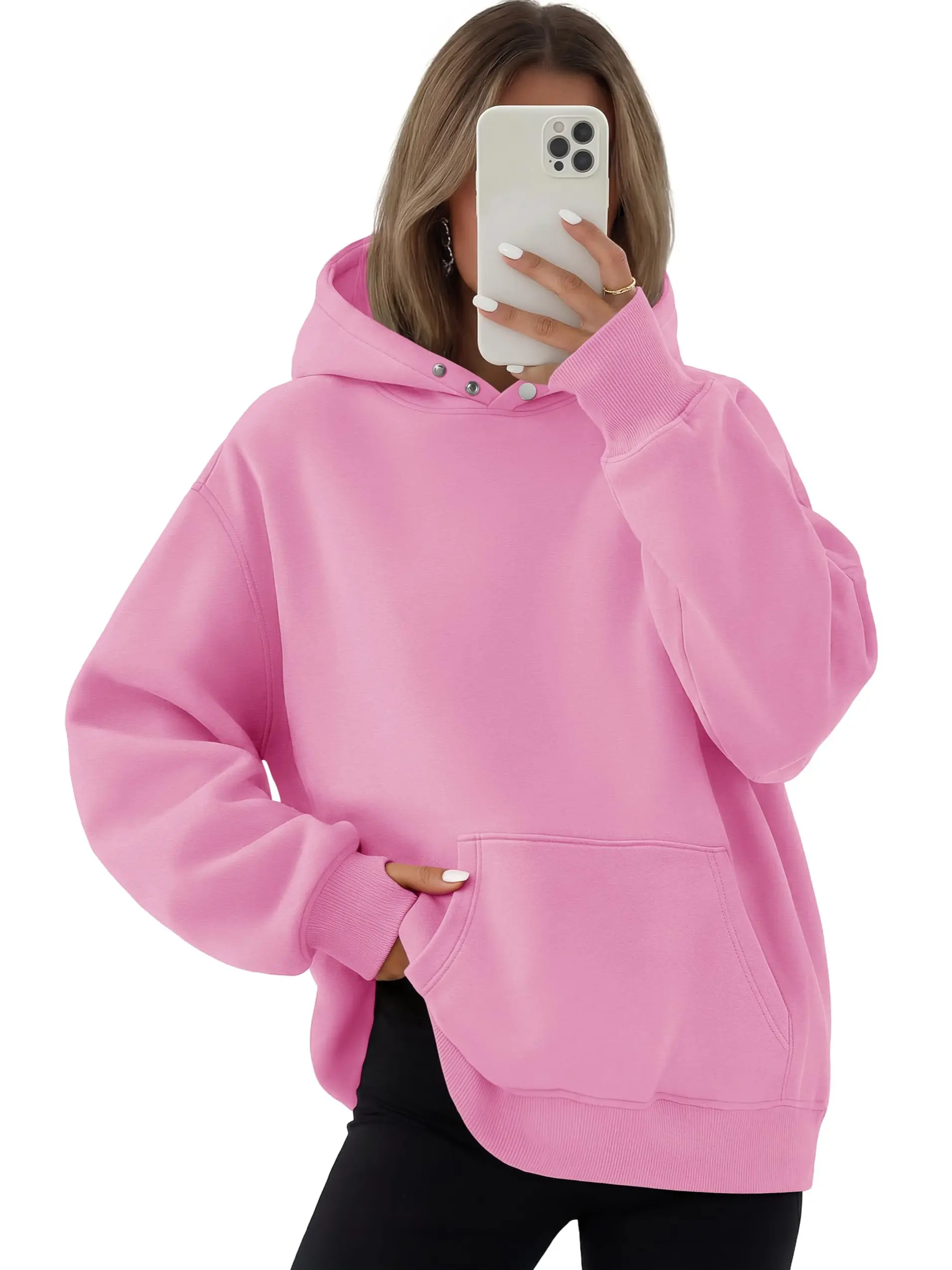 YUCOLEN Oversized Hoodies for Women Fleece Pullover Sweatshirts Warm Cozy Sweaters Workout Winter Fall Hoodie
