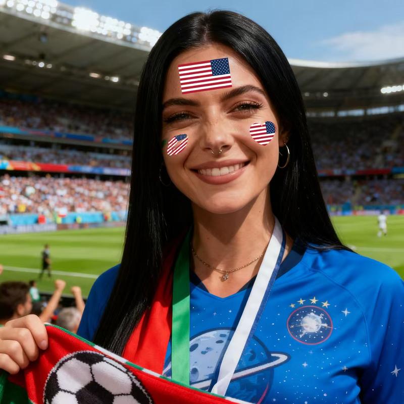 New US-Canada-Mexico World Cup flag temporary tattoos, football match temporary tattoos, sports meet temporary tattoos, water transfer face stickers New US-Canada-Mexico World Cup flag temporary tattoos, football match temporary tattoos, sports meet temporary tattoos, water transfer face stickers