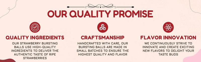 BREXONIC Boba Pearls, Pomegranate Popping Bursting Boba, Tapioca Pearls For Bubble Tea, No Artificial Colors (Pomegranate, 1 LB 1 Pack)