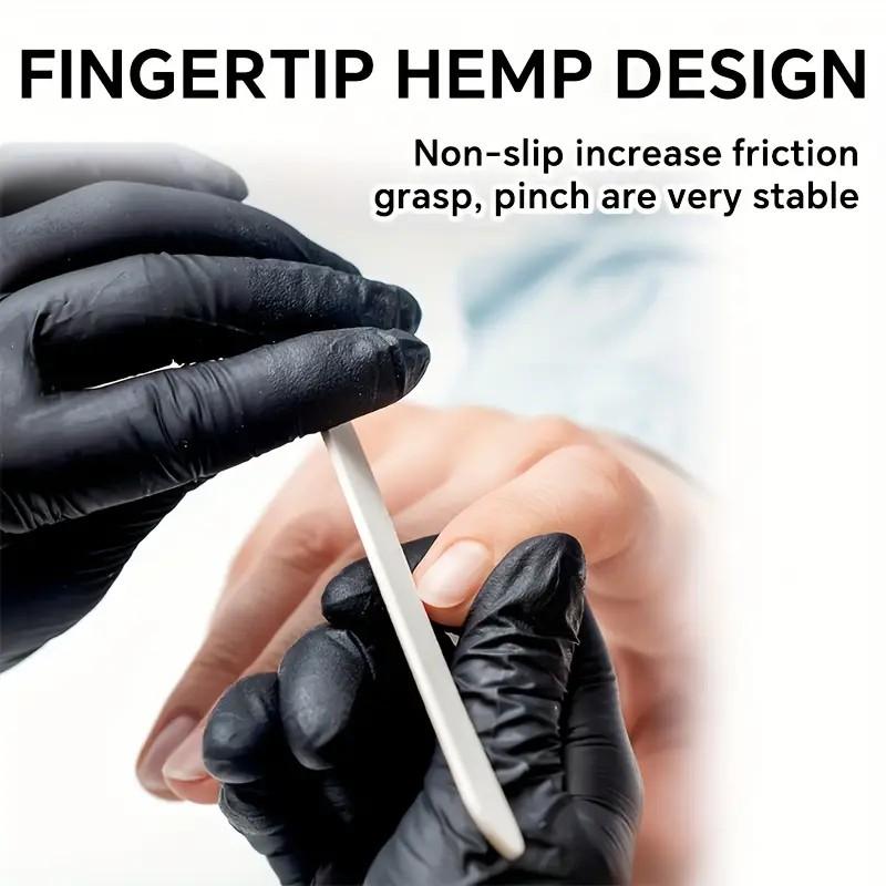 100/500/1000 Black Nitrile Exam Gloves 4 Mil, Powder-Free Disposable Gloves for Medical, First Aid,Cleaning Food Prep, Tattoo,Cooking