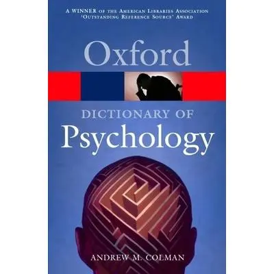 USED Book - A Dictionary of Psychology (Oxford Quick Reference) by Andrew Colman (Paperback) - english