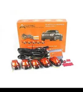 LED Cab Roof Lighting Kit - Platinum Series: Ford Series 2017-2019 - Amber