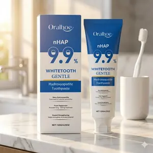 2 Pack Yecuce Hydroxyapatite Toothpaste, 120g Each, Gentle Daily Oral Care, Plaque Cleansing & Fresh Breath