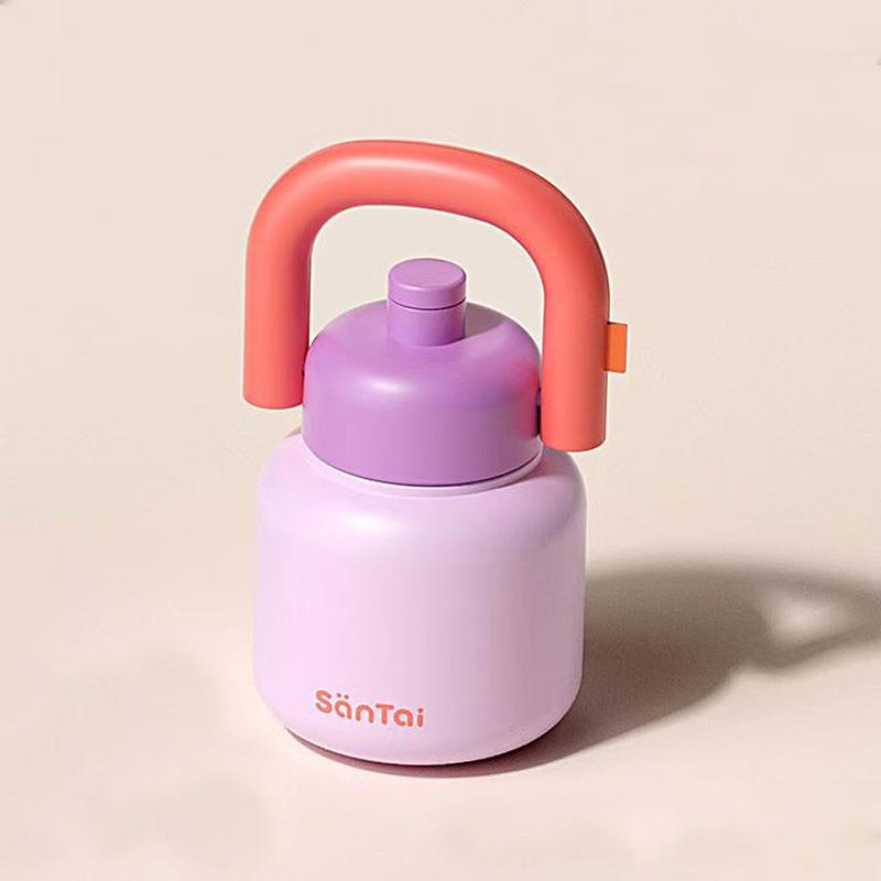 Big Belly Thermos 1000ml/34oz SUS 316 Stainless-Steel 12h Hot 12h Cold With Handle And Straw Baby Safe Material