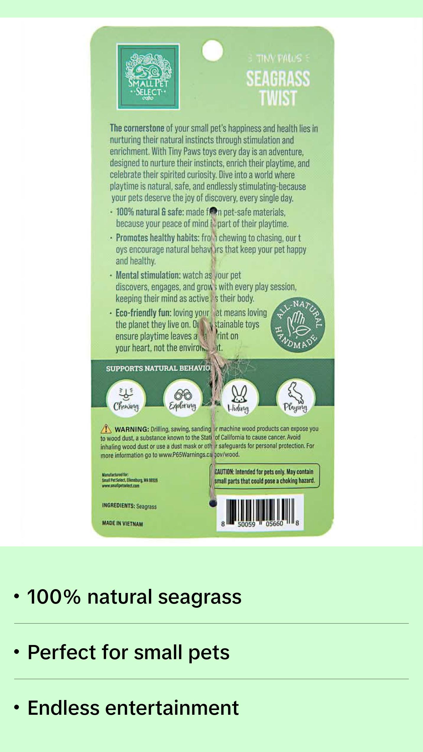 Tiny Paws Seagrass Twist