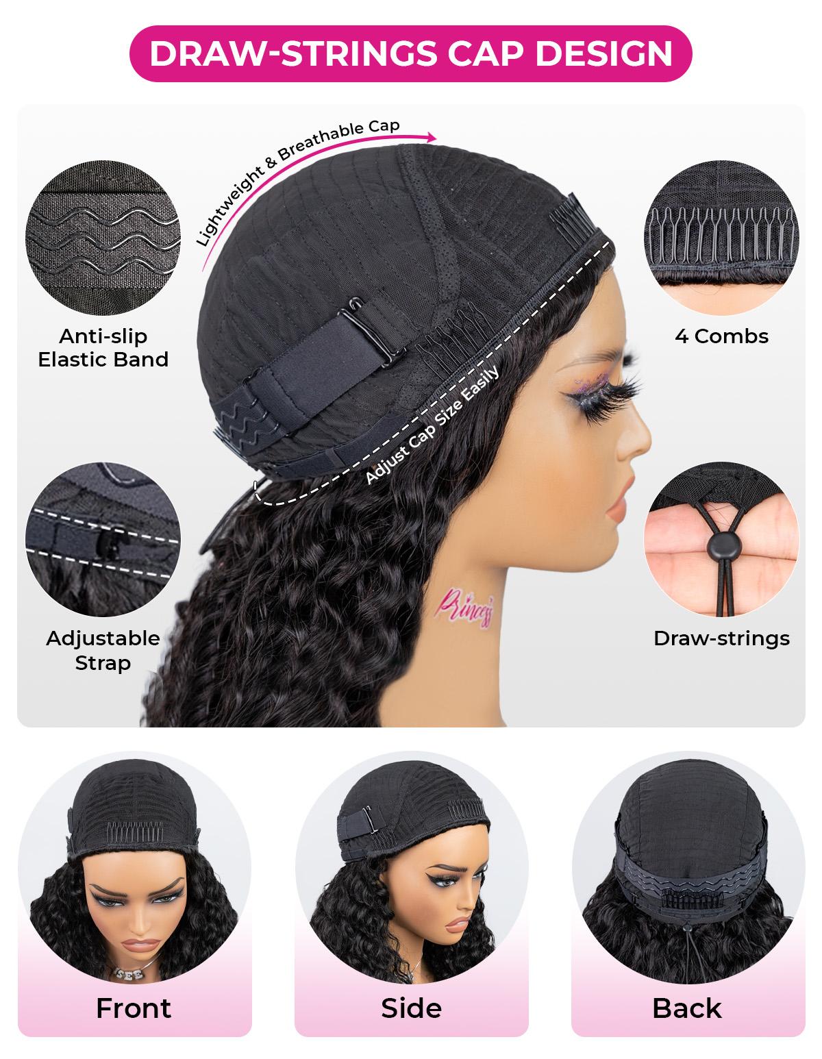 ISEE HAIR Afro Curly Wear Go Invisible Hairline Hair Half Wig Glueless Human Hair Wigs Seamless Flip Over Wig Beginner Friendly Vacation Hair#SpringStatements