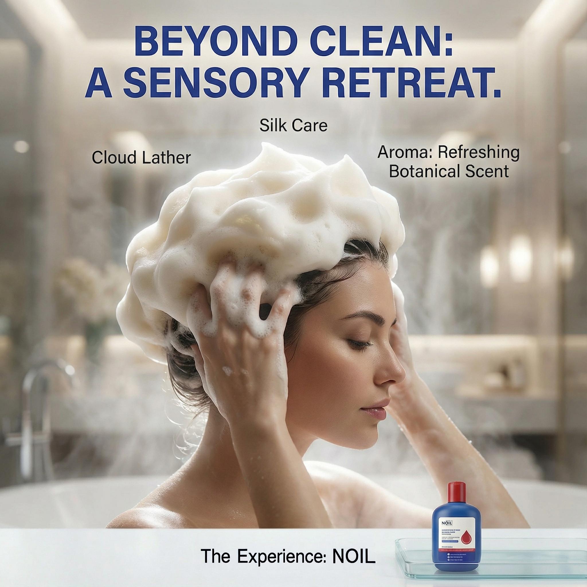 NOIL Selenium Disulfide Hair Care Shampoo Oil Control Refreshing Anti-Dandruff Anti-itch Scalp Cleansing Shampoo, 300ML