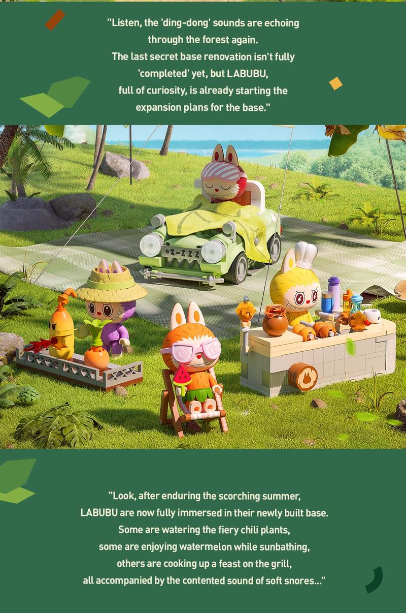 POP MART THE MONSTERS Forest Secret Base Series Blocks Part 2