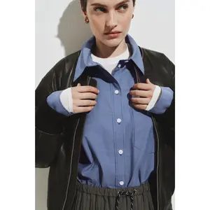 H&M Oversized cotton poplin shirt